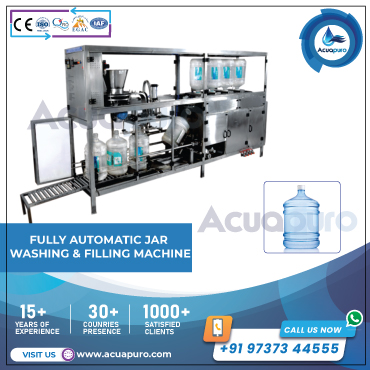 Fully Automatic Jar Washing And Filling Machine in Ahmedabad