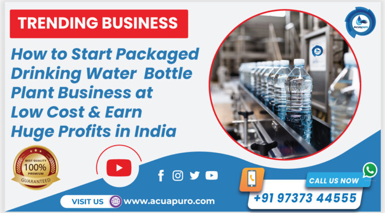 Packaged Drinking Water Bottle Plant Business in Ahmedabad