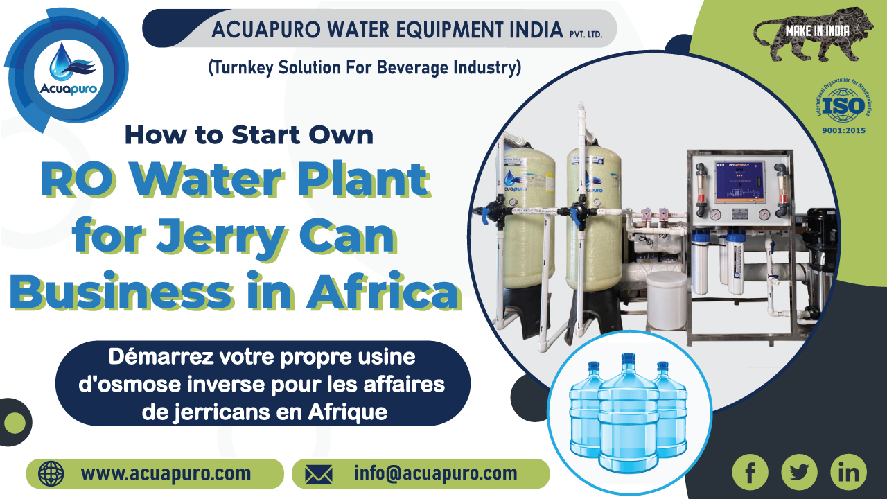 Start Your Own RO Plant for Jerry Can Business in Africa