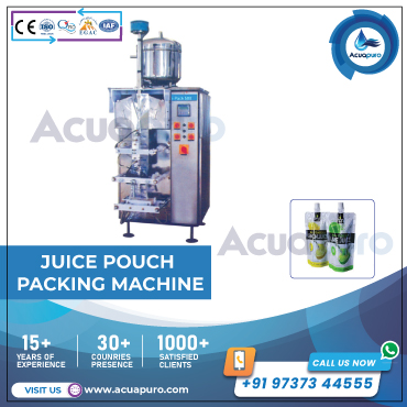 Juice Pouch Packing Machine Manufacturer in Ahmedabad