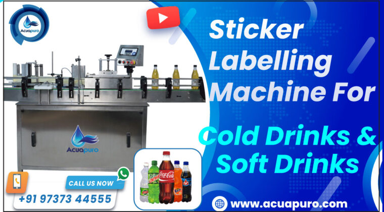 Sticker Labeling Machine For Cold Drinks Bottle in Ahmedabad