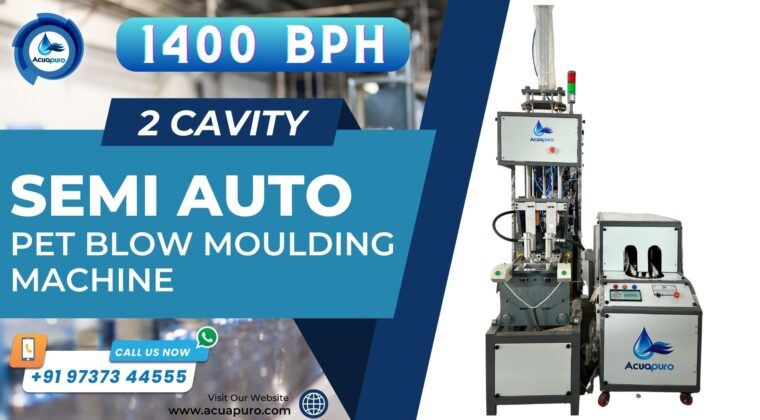2 Cavity Semi Auto Pet Blow Molding Machine