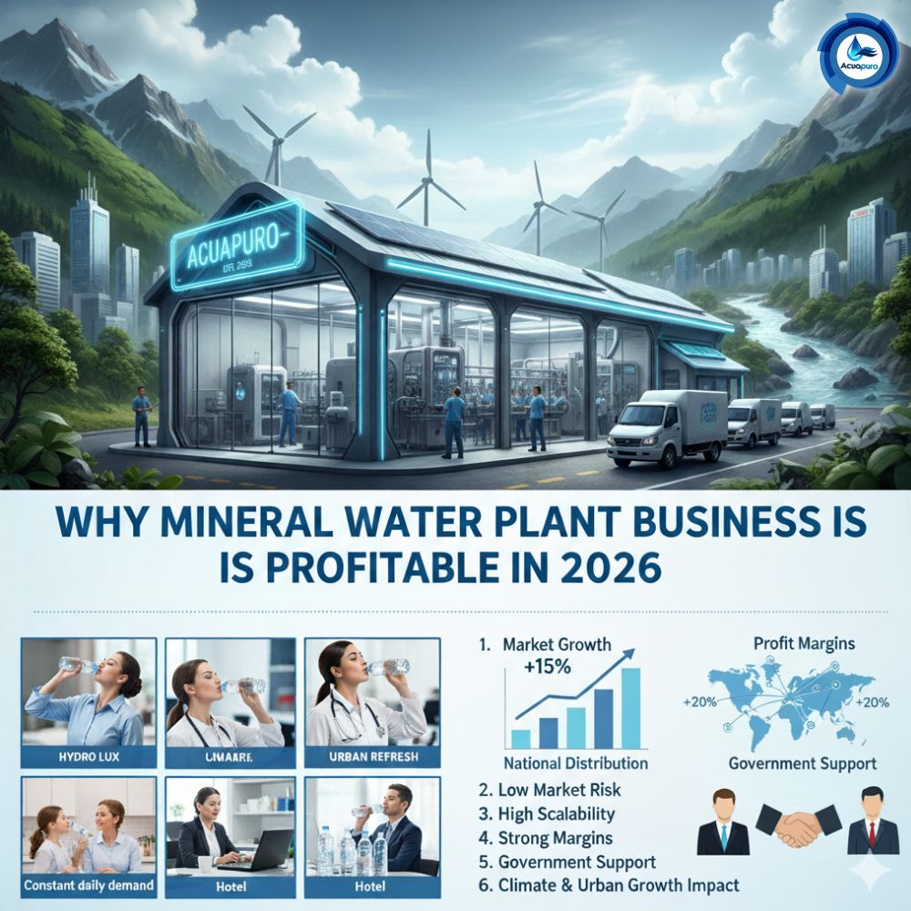 Why Mineral Water Plant Business Is Profitable in 2026 Why Mineral Water Plant Business Is Profitable in 2026
