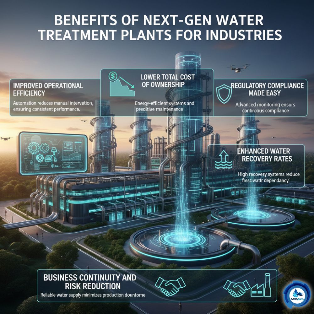 Benefits of Next-Gen Water Treatment Plants for Industries Benefits of Next-Gen Water Treatment Plants for Industries