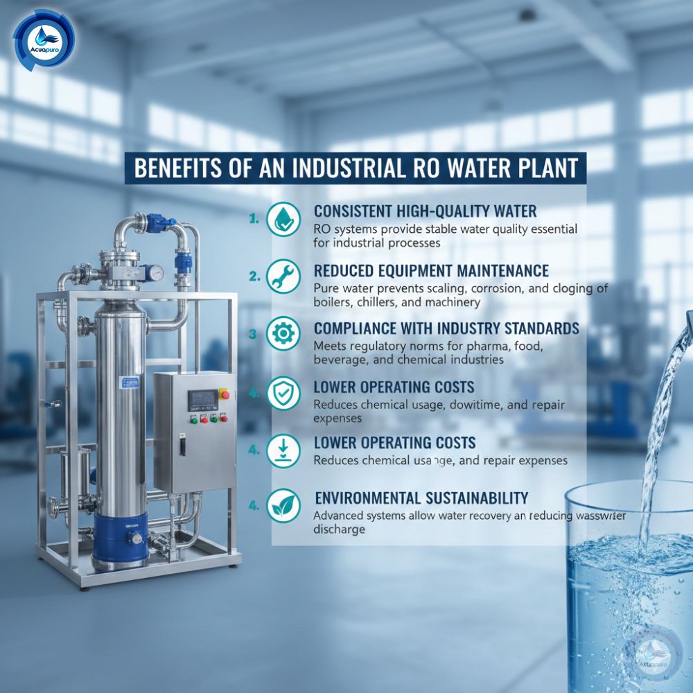 Benefits of an Industrial RO Water Plants India