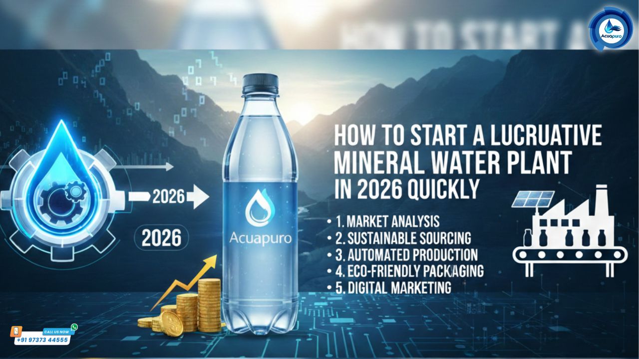 How to Start a Profitable Mineral Water Plant in 2026 Fast