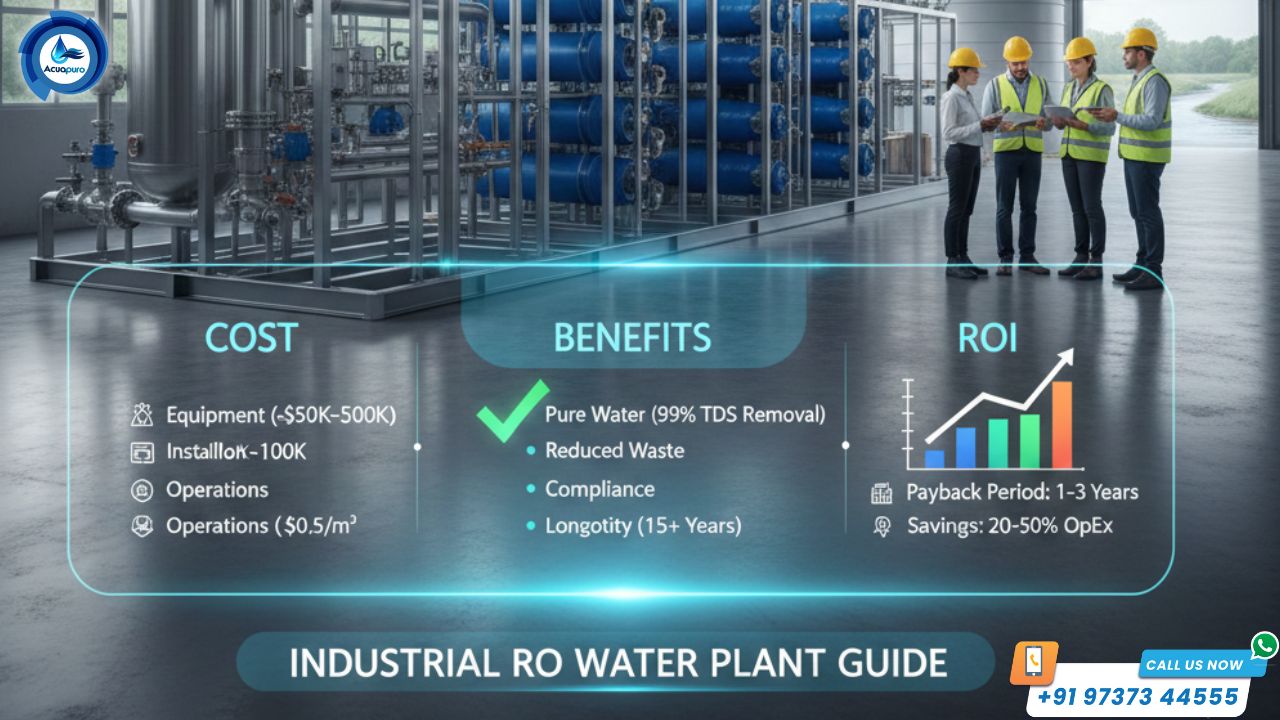 Industrial RO Water Plant Cost, Benefits, and ROI Guide