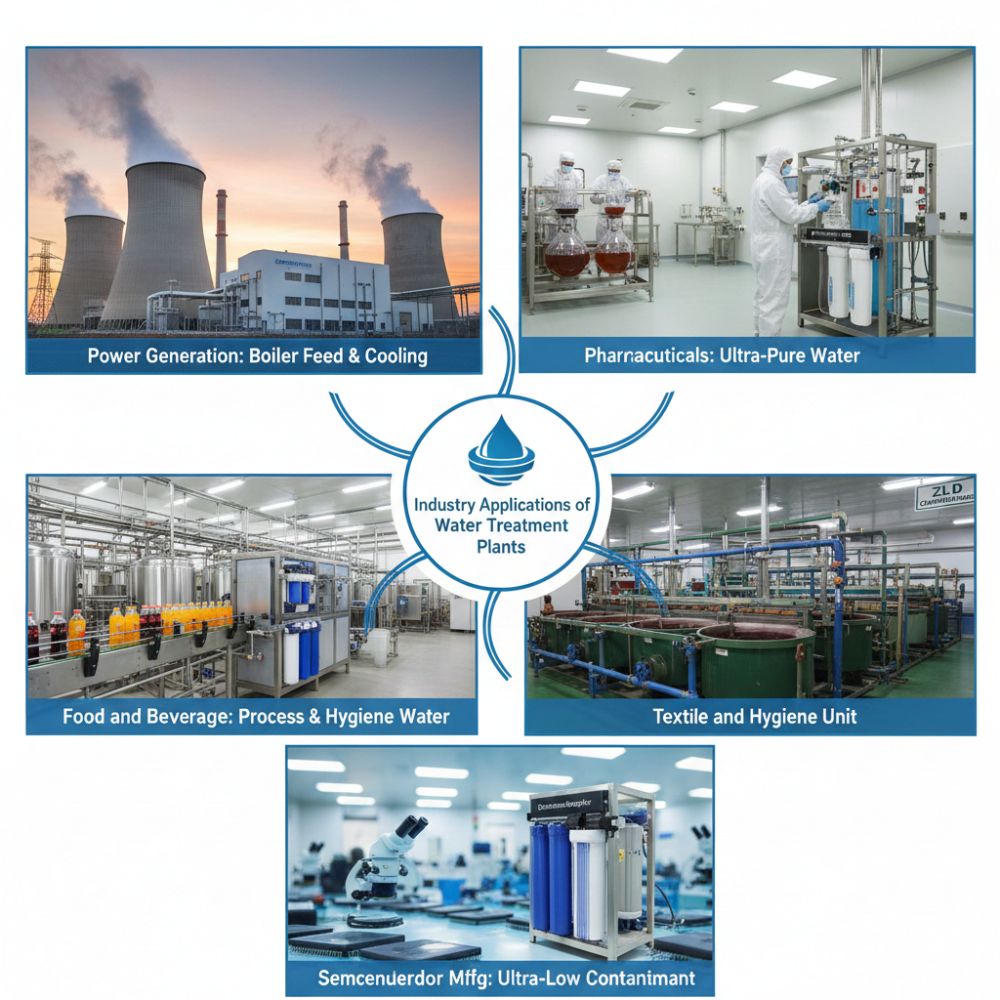Industry Applications of Next-Gen Water Treatment Plants Industry Applications of Next-Gen Water Treatment Plants