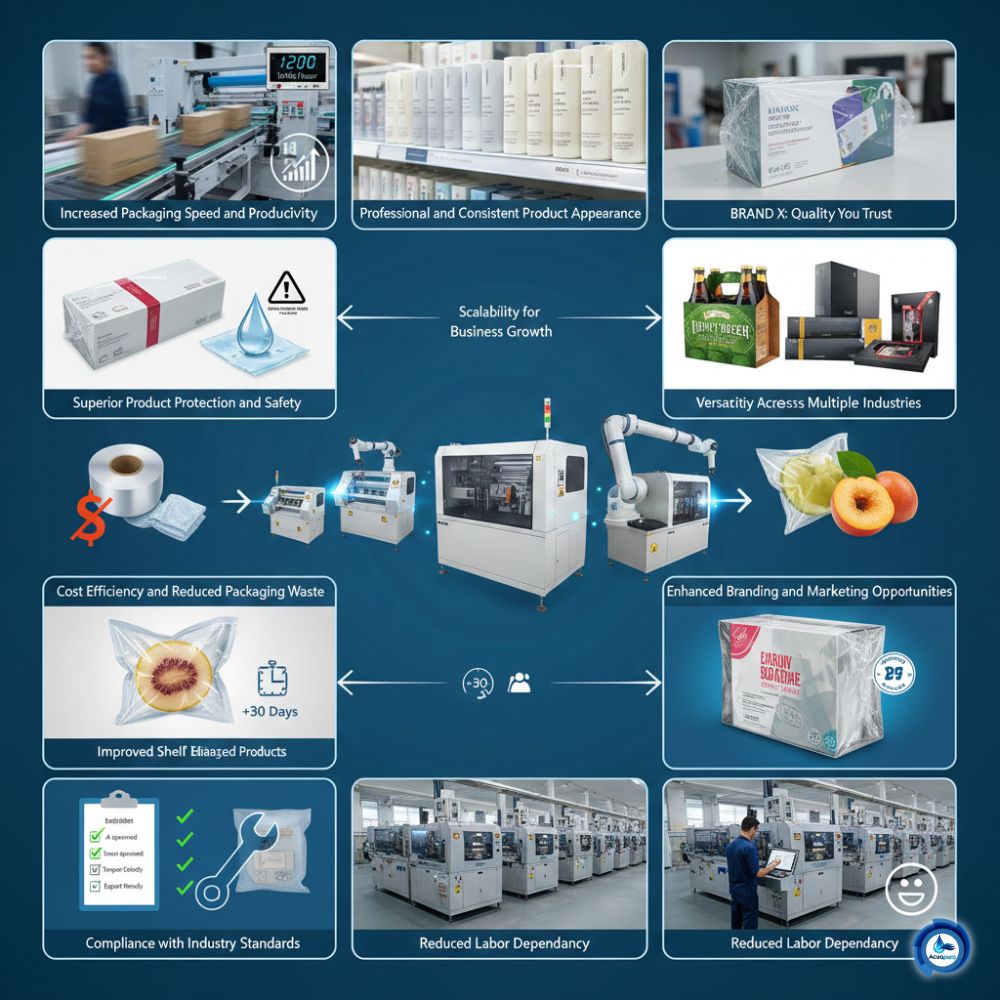 Key Benefits of Shrink Wrapping Machines for Growing Brands Key Benefits of Shrink Wrapping Machines for Growing Brands