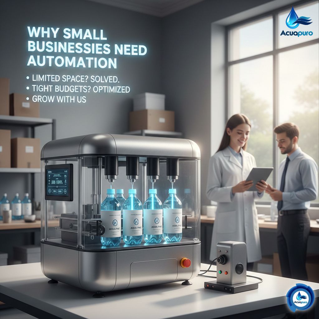 Why Small Businesses Need a Compact Bottle Filling Machine in 2026